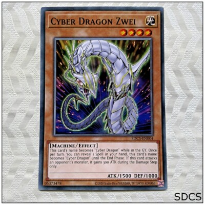 Cyber Dragon Zwei - SDCS-EN004 - Common Unlimited Yugioh-image