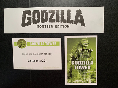 Monopoly Godzilla TANKS ARE NO MATCH  Godzilla Tower Game Replacement Piece-image