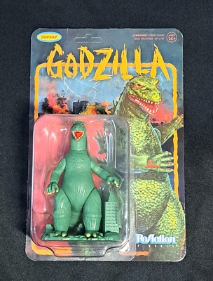 Super7 ReAction Godzilla Model Kit on Card Figure Unpunched Sealed-image