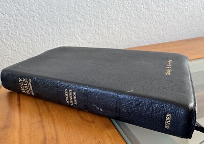 Holy Bible KJV- 1945 Scofield Reference Edition - Natural Morocco Leather Oxford-image