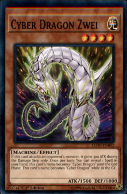 2017 Yu-Gi-Oh Legendary Cyber Dragon Deck #LEDDENB02 Cyber Dragon Zwei C-image