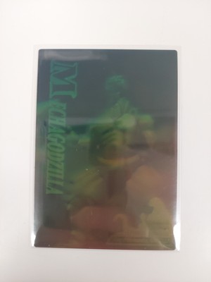 1995 MechaGodzilla Trading Collection  HOLOGRAM Japan Amada RARE Toho-image