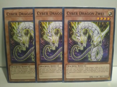 x3 Cyber Dragon Zwei - SDCS-EN004 - Common 1st Edition NM-image