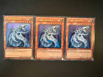 Yugioh 3x Cyber Dragon 1x DUSA-EN057 2x LCGX-EN175 Ultra Rare (NM)-image