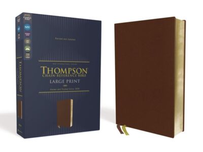 NIV, Thompson Chain-Reference Bible, Large Print, Genuine Leather, Cowhi .. NEW-image