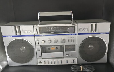 Vintage 1980's Fisher PH 420K Stereo Radio Cassette Recorder PH420 Boombox-image