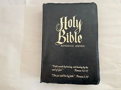 Holy Bible KJV Roloff Family Altar Reference Edition Giant Print Vintage -image