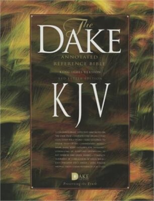 Dake Annotated Reference Bible-KJV-Large Note (Leather / Fine Binding)-image
