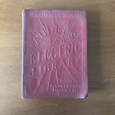 Audels New Electric Library Vol. V Dictionary Frank D. Graham 1942 Leather-image