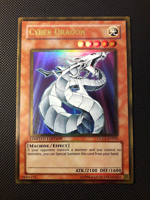 Yu-Gi-Oh! Cyber Dragon, GLD1-EN022, Rare Gold, Lim. Edition, English, NM--image