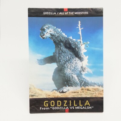 No.34 Godzilla Card 1996 Caddass Masters First Edition BANDAI TOHO Japan -image