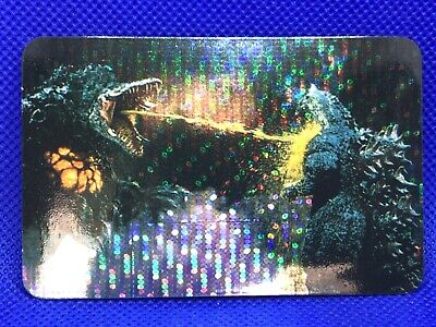 Godzilla vs Biollante Monster HOLO Prisim Meiji card TOHO 1993 Japanese-image