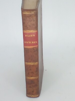 An Abridgement of Lectures on Rhetoric by Hugh Blair 1821 All  Leather-image