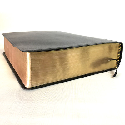 Thompson Chain Reference Study Bible NIV Black Bonded Leather Kirkbride 1990-image
