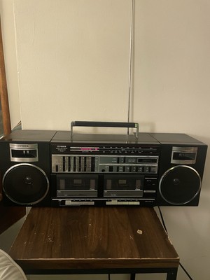 FISHER PH 463 High Fidelity Boombox Radio Dual Cassette Player Radio Works(READ)-image