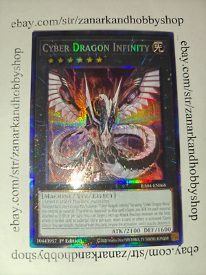 Yugioh Cyber Dragon Infinity RA04-EN068 Prismatic Collector's Rare NM-image