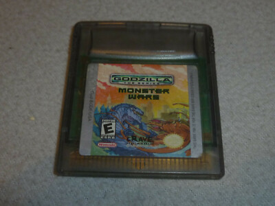 NINTENDO GAMEBOY COLOR GAME GODZILLA MONSTER WARS CARTRIDGE ONLY ADVANCE POCKET-image