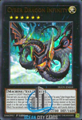 Yugioh Cyber Dragon Infinity DUOV-EN059 Ultra Rare 1st Edition-image