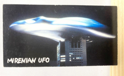 Mirenian UFO Godzilla Japanese Monster Encyclopedia 2 Mini Card TOHO No.098-image
