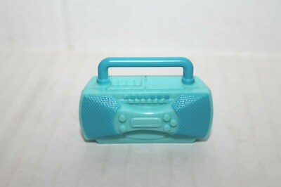 Fisher-Price Loving Family Dollhouse Blue Boom Box CD Player Stereo Music EUC-image