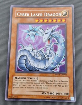 yu-gi-oh card, CYBER LASER DRAGON DP04-EN003-image