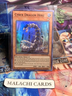 Yugioh x1 Cyber Dragon Herz (Super Rare 1st Ed MP19-EN086) (Moderate Play!)-image