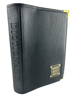 1968 Webster's New World Dictionary Modern Desk Edition with Leather Cover-image