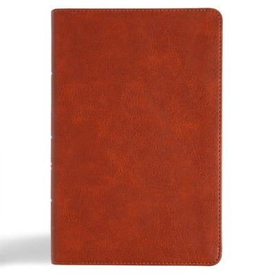 CSB Large Print Personal Size Reference Bible, Digital Study Edition, Burnt Sien-image