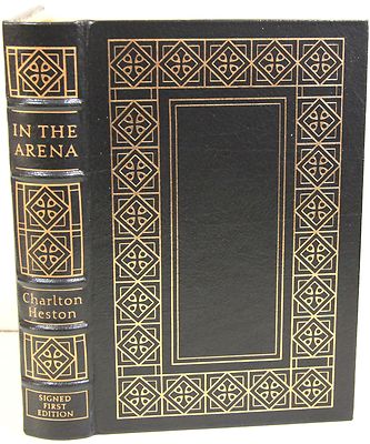 In the Arena: An Autobiography by Charlton Heston – Signed Ltd Edition Easton Pr-image