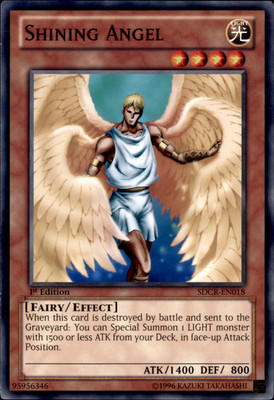 1st Ed Shining Angel SDCR-EN018 Yugioh-image