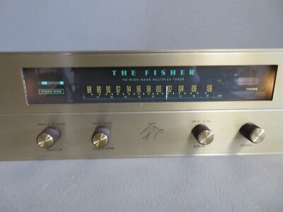 Vintage 60's The Fisher KM-60 Tube Stereo Tuner Stratakit Manual Tested Works-image