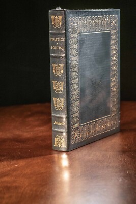 ARISTOTLE - POLITICS AND POETICS Easton Press New - Sealed Leater-image