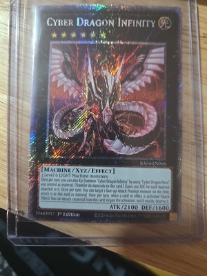 Cyber Dragon Infinity (UR) RA04-EN068 Quarter Century Stampede 1st Edition-image