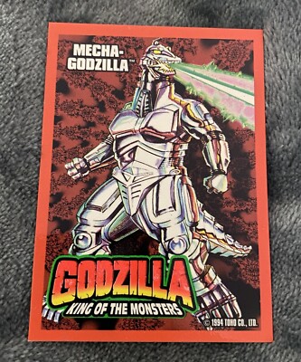 GODZILLA KING OF THE MONSTERS FIGURE PROMO CARD #6 1994 MOVIE MECHA-GODZILLA-image