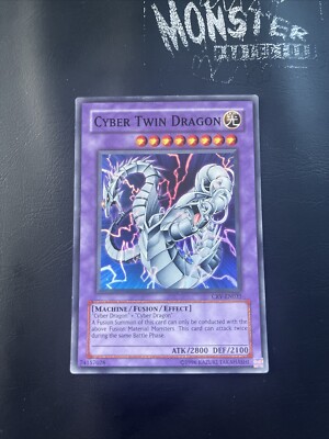 YUGIOH CYBER TWIN DRAGON SUPER RARE CRV-EN035 -image