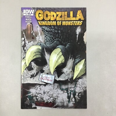Godzilla Kingdom Of Monster #1 Clem’s Comics & Games Exclusive IDW 2011 (GZ72)-image