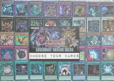 CHOOSE YOUR CARDS: Legendary Dragon Deck Unlimited Yugioh TCG LEDD-image