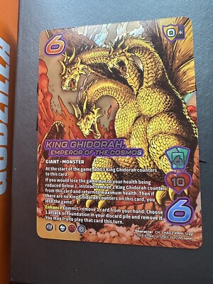 King Ghidorah Emperor of the Cosmos Challenger Series Godzilla FOIL NM UniVersus-image