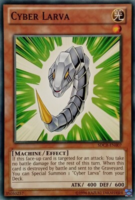 SDCR-EN007 CYBER LARVA COMMON MIXED ED YuGiOh CARD-image