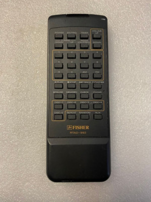 Fisher RTAD-992 Hi Fi Stereo Component System Remote Control -TESTED WORKING--image