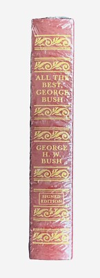 All the Best George Bush signed  Easton Press  shrink-wrapped-image