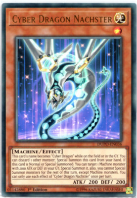 Cyber Dragon Nachster - DUPO-EN036 - Ultra Rare -  1st Edition - Yugioh-image
