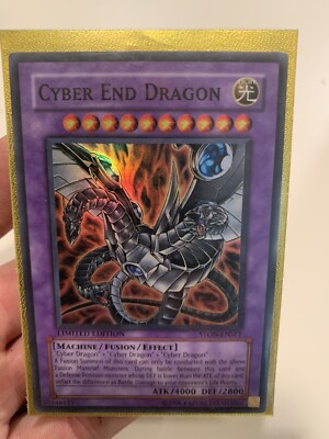 Cyber End Dragon RARE YuGiOh Limited Edition Fusion Card-image