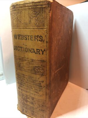An American Dictionary of the English Language, Webster 1900 Census Edition RARE-image