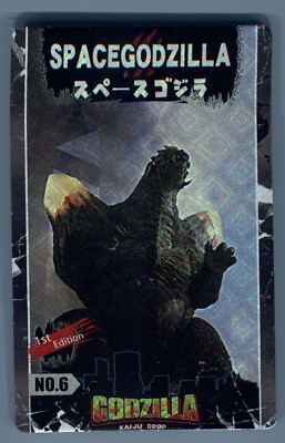 Godilla Kaiju Drop Arcade Game Card Foil No.6 Space Godzilla 1st Edition Round 1-image
