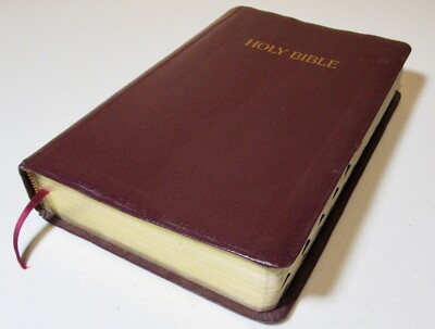 Nelson 165BG Burgundy Leather Personal Study Bible New King James 1995-image