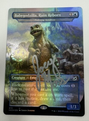 Babygodzilla, Ruin Reborn  - Signed Card (Read Description)  - F6 Zilla-image