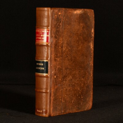 1665 Opera Omnia St. Martin Letters Dialogues Severus Latin-image