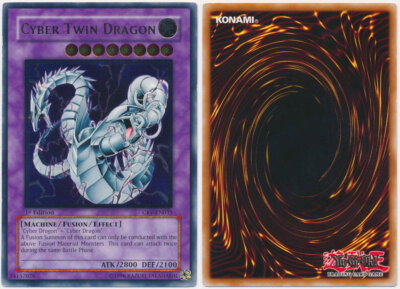 Yu-Gi-Oh! - Cyber Twin Dragon (Ultimate Rare) - Unique  - Cybernetic Revolution -image