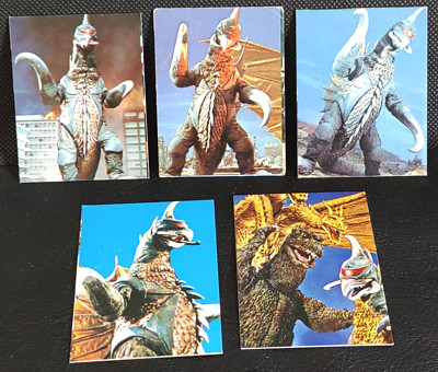 Godzilla Gaigan King Ghidorah Card TOHO Tokusatsu Retro Japanese Vintage-image